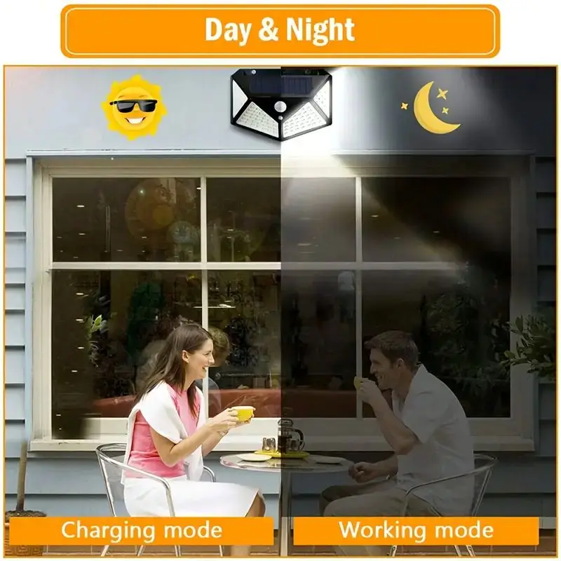 100 LED Solar-Gartenleuchte fü – Wall Lighting Outdoor Bewertung und Preis