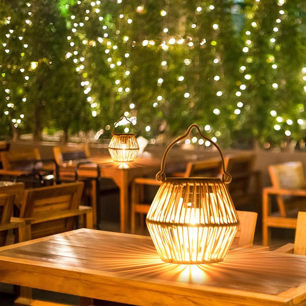 IP65 Wasserdichte Solar-Rattan – Outdoor Lighting Patio Bewertung und Preis