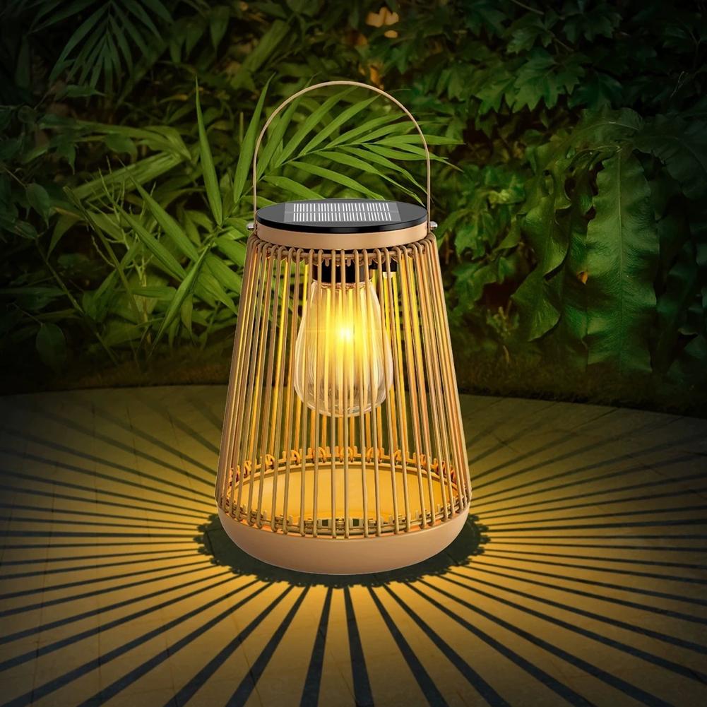 IP65 Wasserdichte Solar-Rattan – Outdoor Lighting Patio Bewertung und Preis