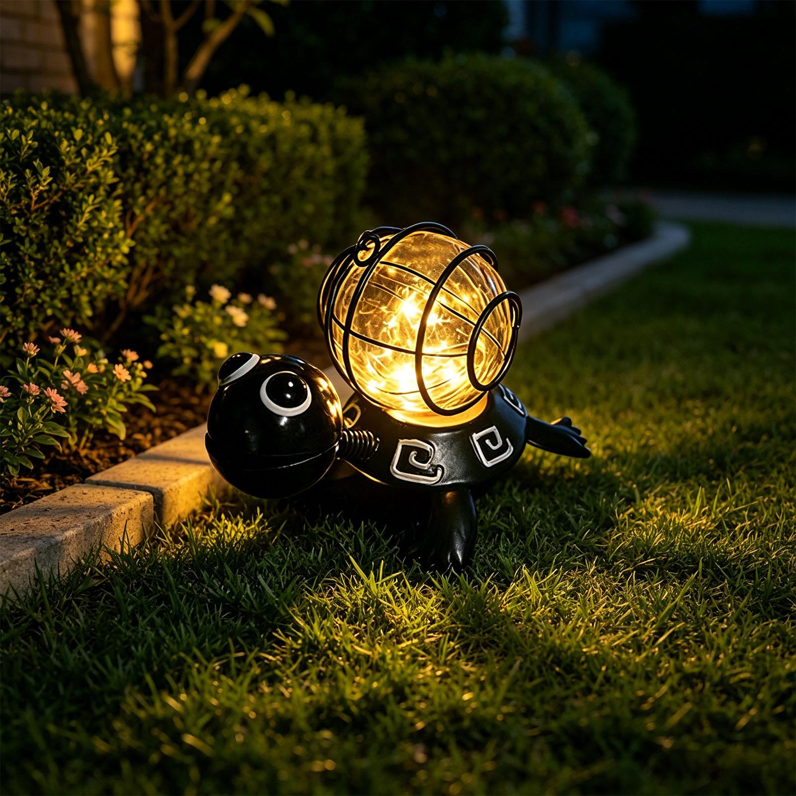 Schildkröten-Solarleuchten für – Outdoor Lighting Patio Bewertung und Preis