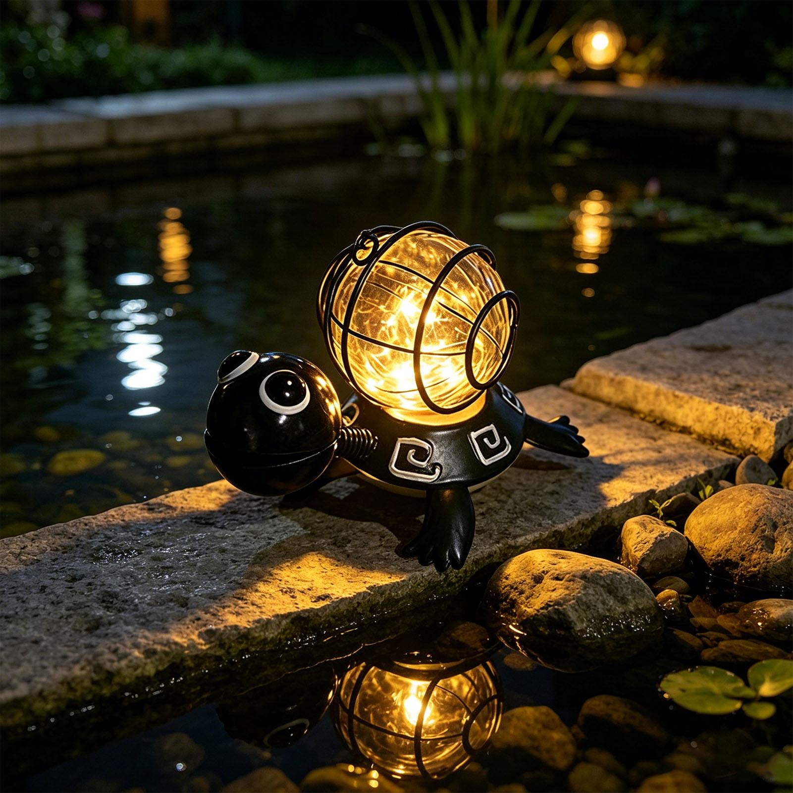 Schildkröten-Solarleuchten für – Outdoor Lighting Patio Bewertung und Preis