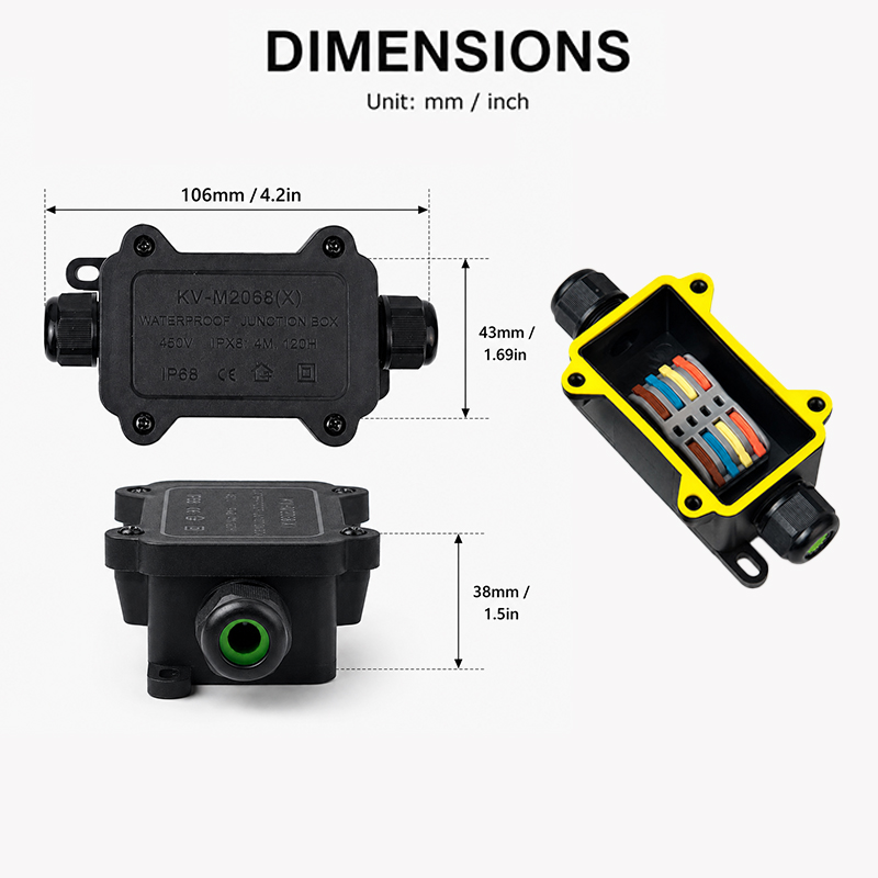 IP68 Wasserdichte Anschlussdos – Outdoor Lighting Electrical Box Bewertung und Preis