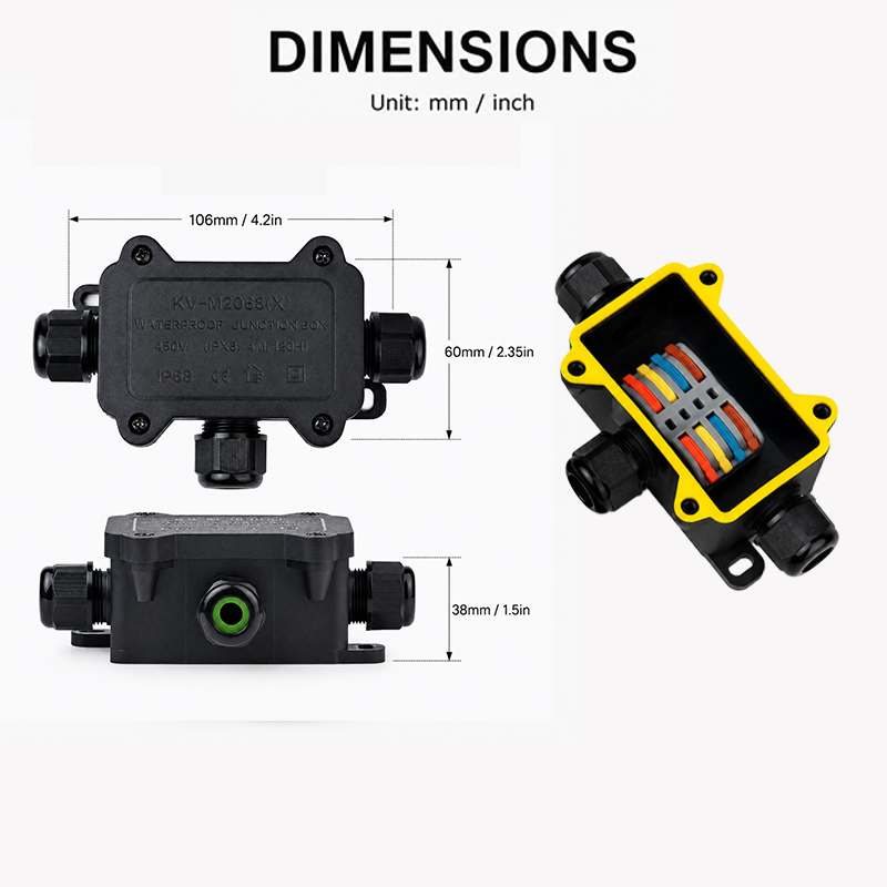 IP68 Wasserdichte Anschlussdos – Outdoor Lighting Electrical Box Bewertung und Preis