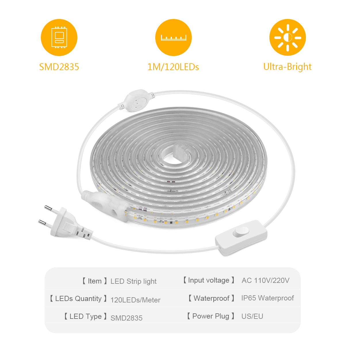 Hochhelles LED-Streifenlicht,  – Outdoor Lighting Led Strip Bewertung und Preis