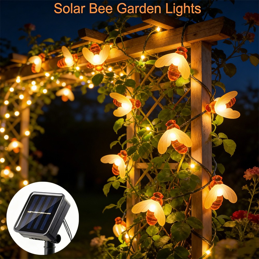 20/50/100 LED 8-Modus Gartenbe – Solar Fairy String Bewertung und Preis