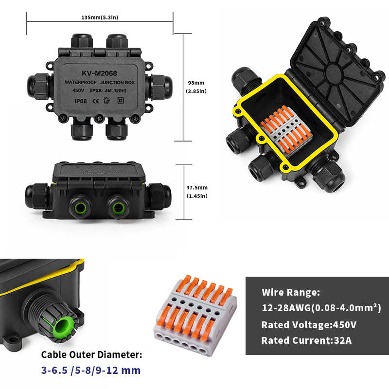 IP68 Wasserdichte Anschlussdos – Outdoor Lighting Electrical Box Bewertung und Preis