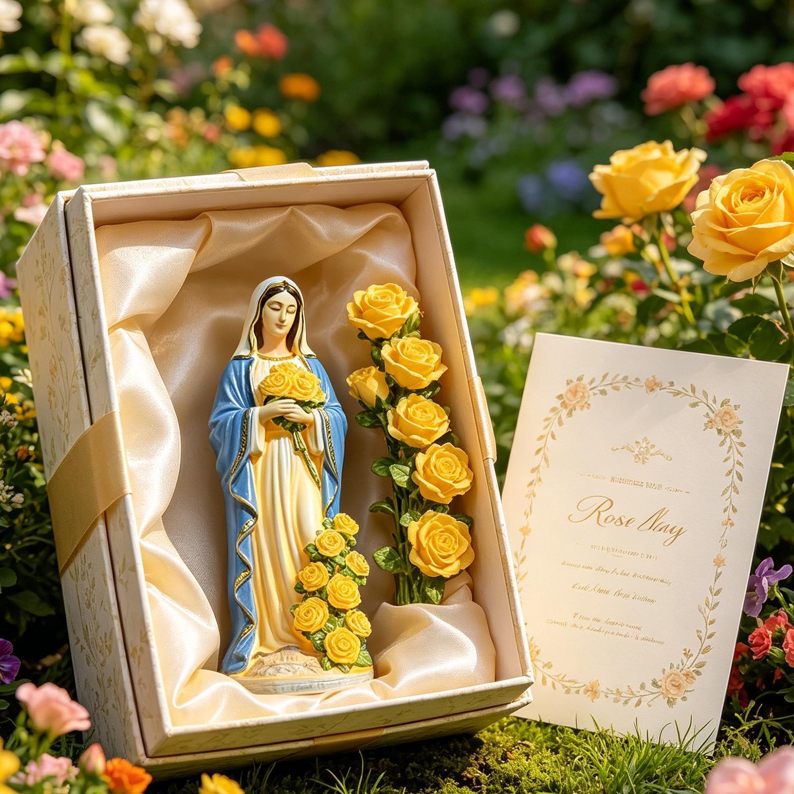 Solar-Statue der Jungfrau Mari – Outdoor Lighting Battery Powered Bewertung und Preis