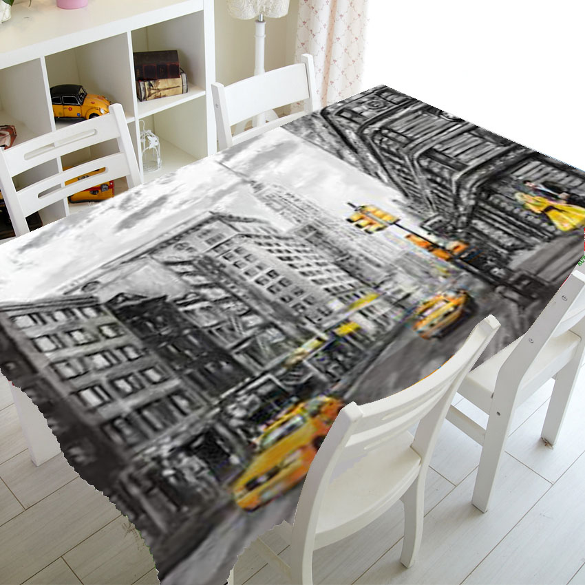 Schwarz-weiße Tischdecke mit M – Outdoor Lighting New York Bewertung und Preis