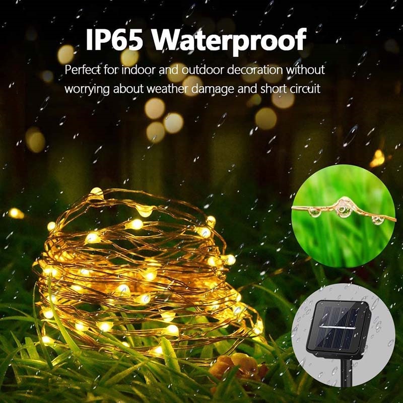 Outdoor LED Solar Fee Lichterk – Solar Fairy String Bewertung und Preis