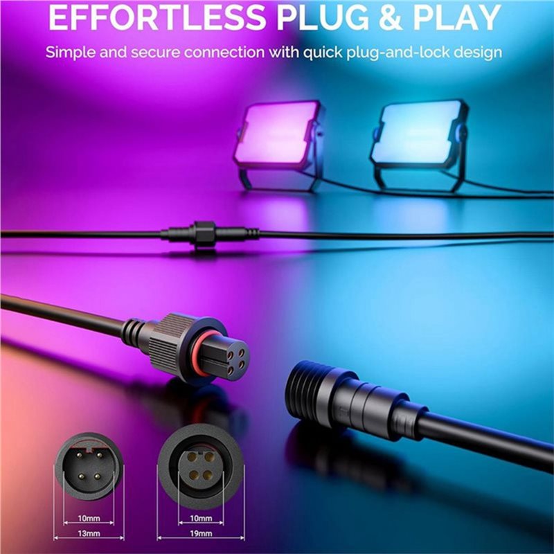 【HEISS!】 Wasserdichtes 4-polig – Outdoor Lighting Govee Bewertung und Preis